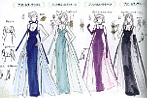 The Outers in Princess dresses